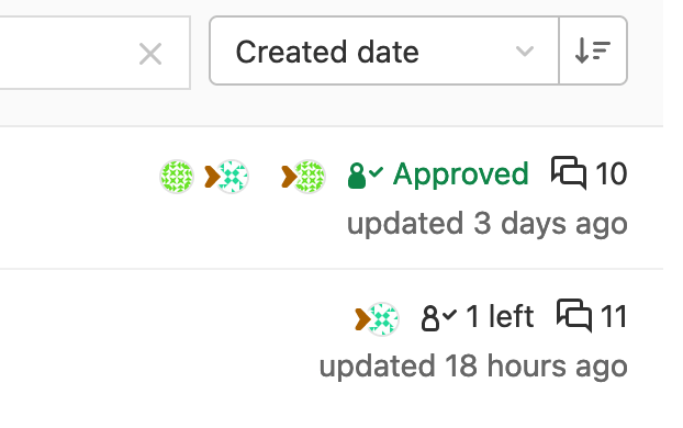 Attention request icon